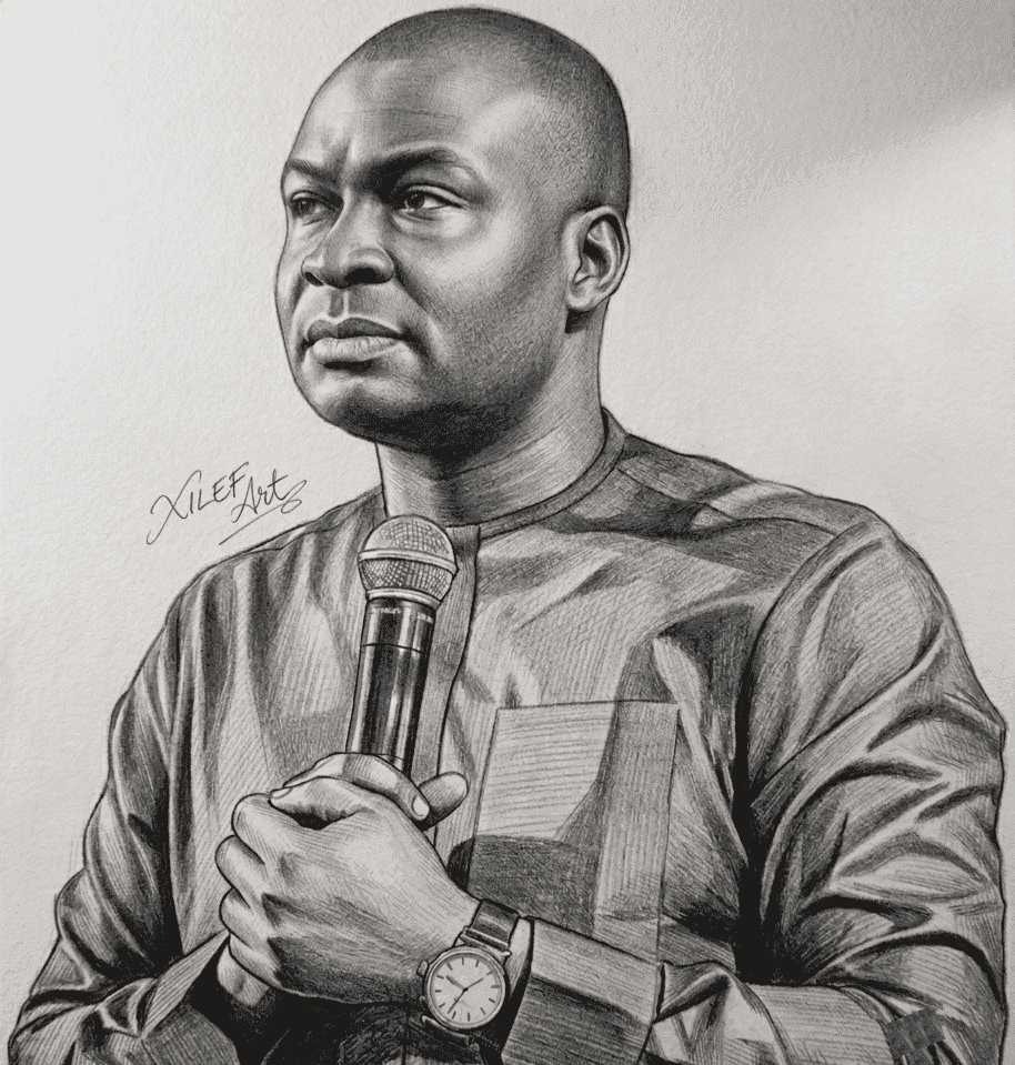 Apostle Joshua Selman's Pencil Portrait — Let's Draw Yours Too, A3 at XILEF Art